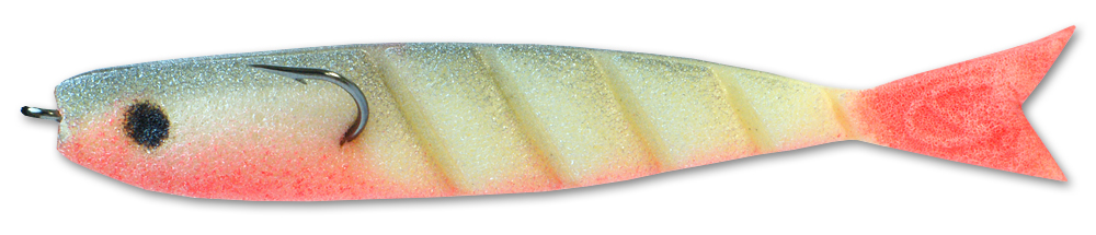 Рыбка поролоновая Джига Окунь (5см) красный (уп. 5шт)